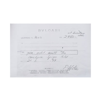 Bulgari "Spiga" Ring