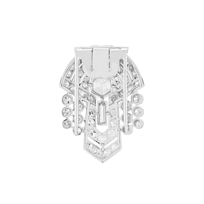 Art Deco Diamond Brooch