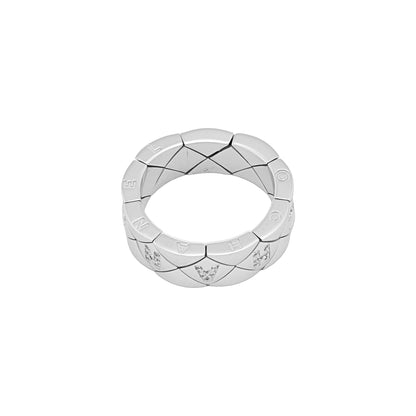 Chanel ‘Matelassé’ White Gold Ring