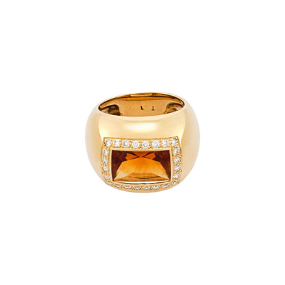Poiray Imperial Topaz Ring