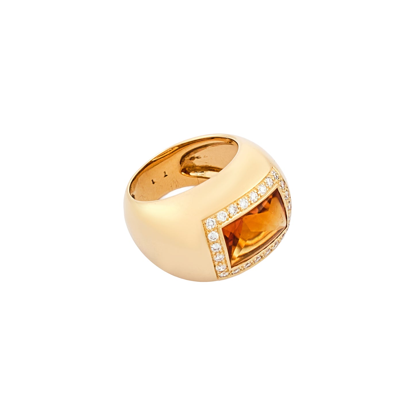 Poiray Imperial Topaz Ring