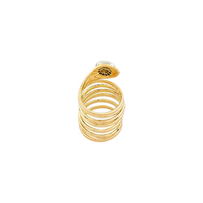Vintage Coiled Snake Ring