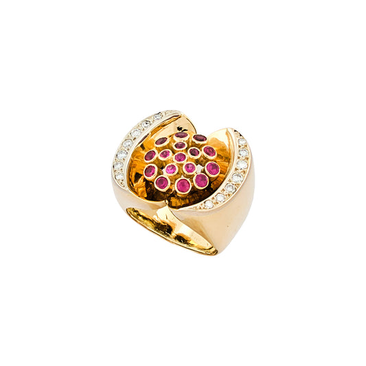 Vintage French "Fleur" Ring