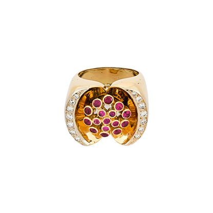 Vintage French "Fleur" Ring