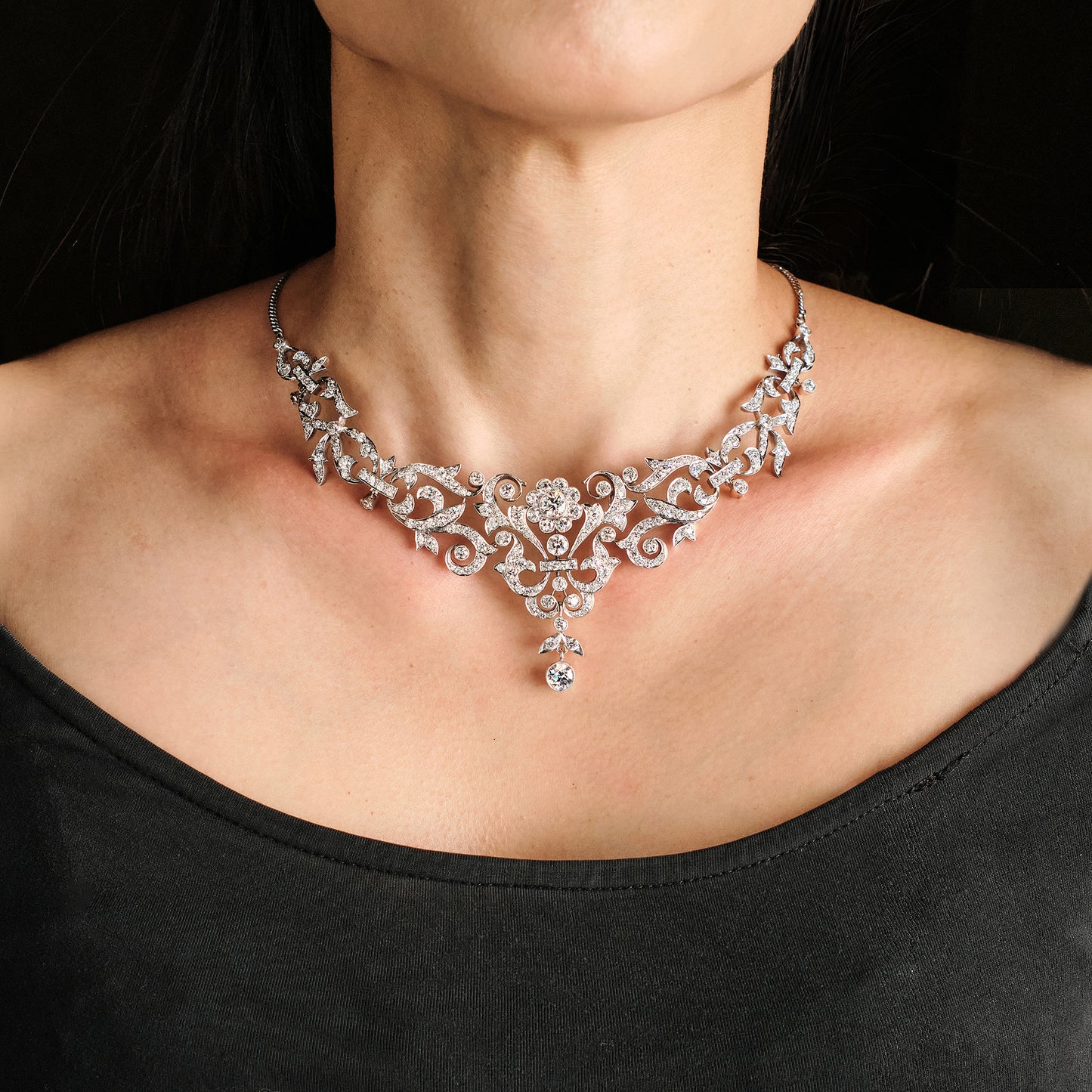 Belle Époque Diamond Necklace