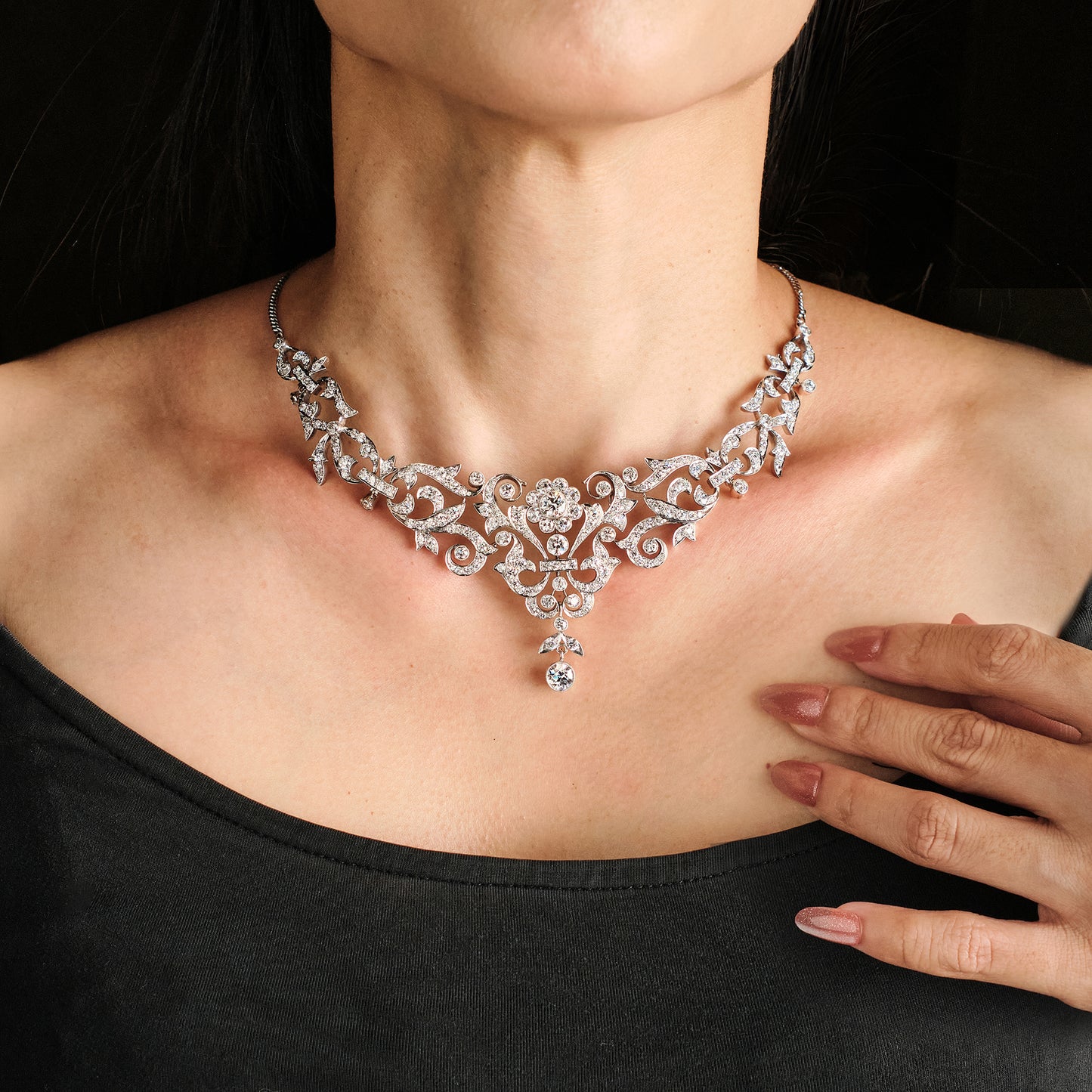 Belle Époque Diamond Necklace