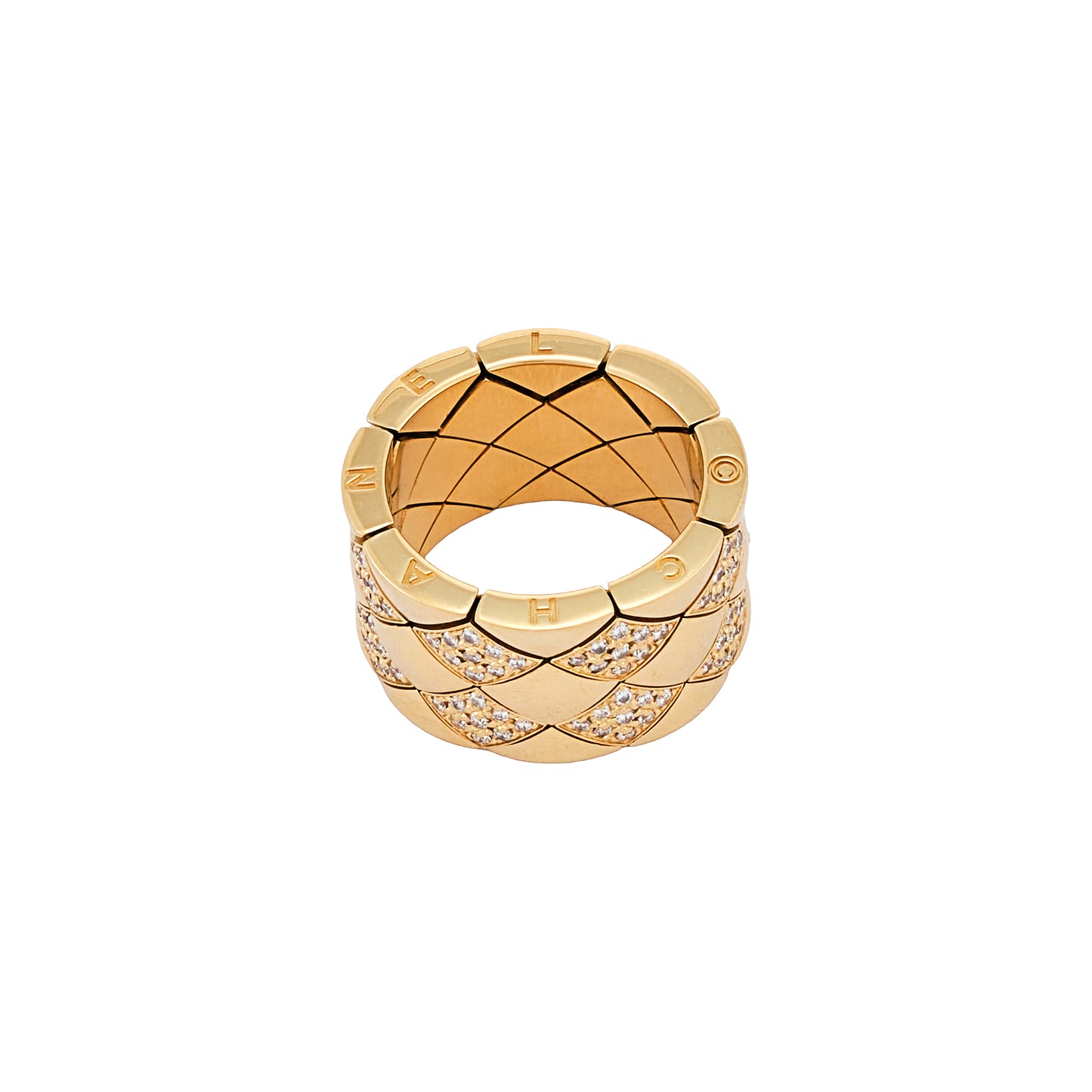 Chanel ‘Matelassé’ Yellow Gold Ring