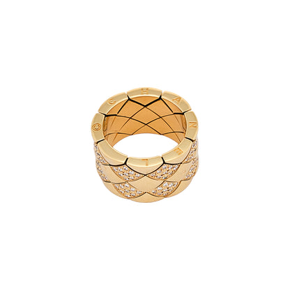 Chanel ‘Matelassé’ Yellow Gold Ring