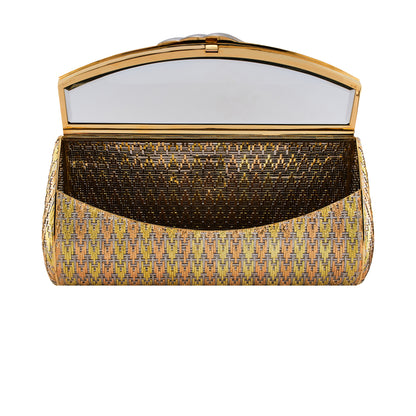 Cartier Vintage Evening Gold and Diamond Clutch