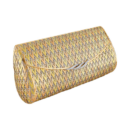 Cartier Vintage Evening Gold and Diamond Clutch