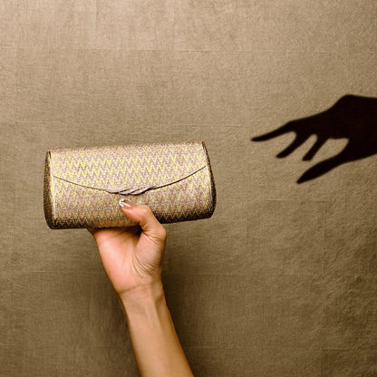 Cartier Vintage Evening Gold and Diamond Clutch