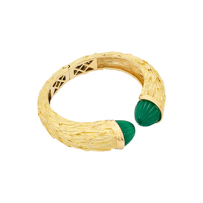 Vintage Chrysoprase Bangle