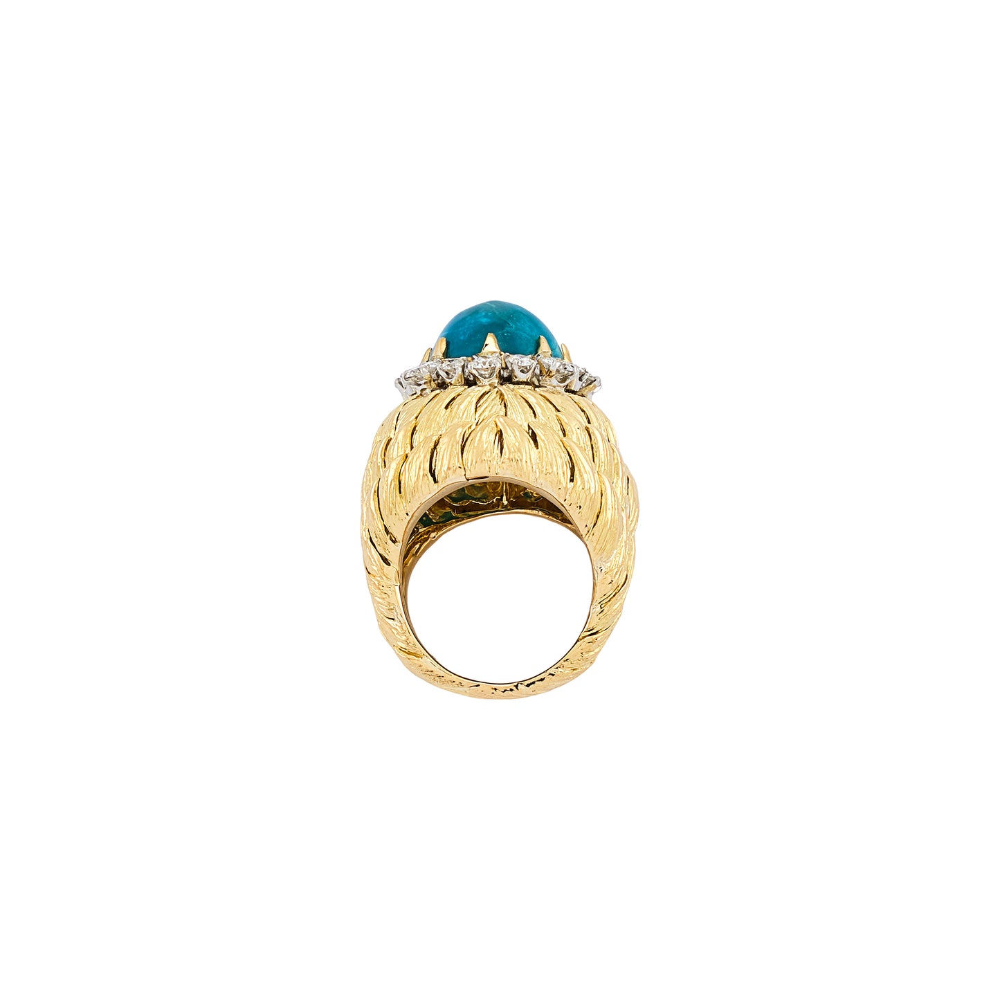 David Webb Turquoise Ring
