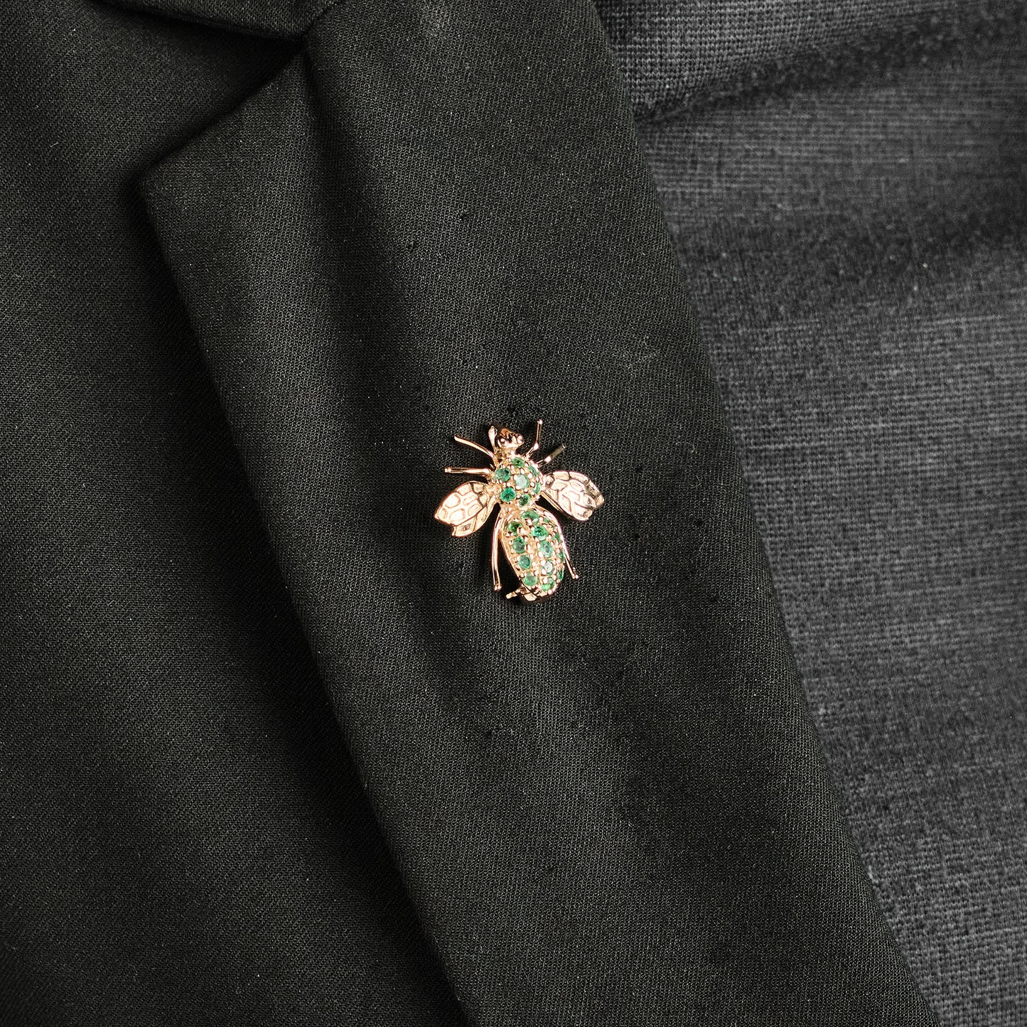 John C. Rinker Bee Brooch