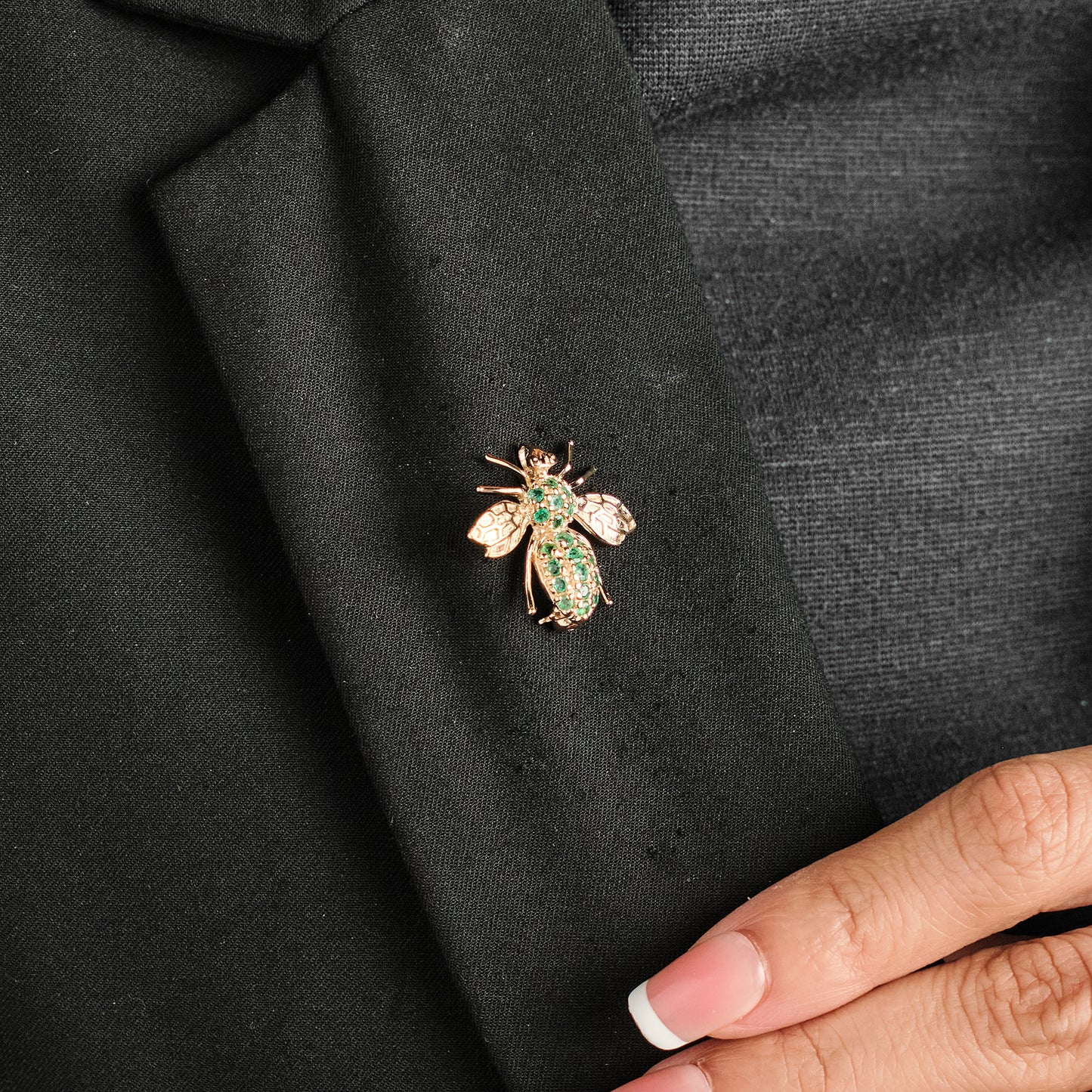 John C. Rinker Bee Brooch