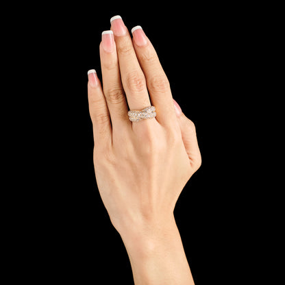 Van Cleef & Arpels Diamond Crossover Ring