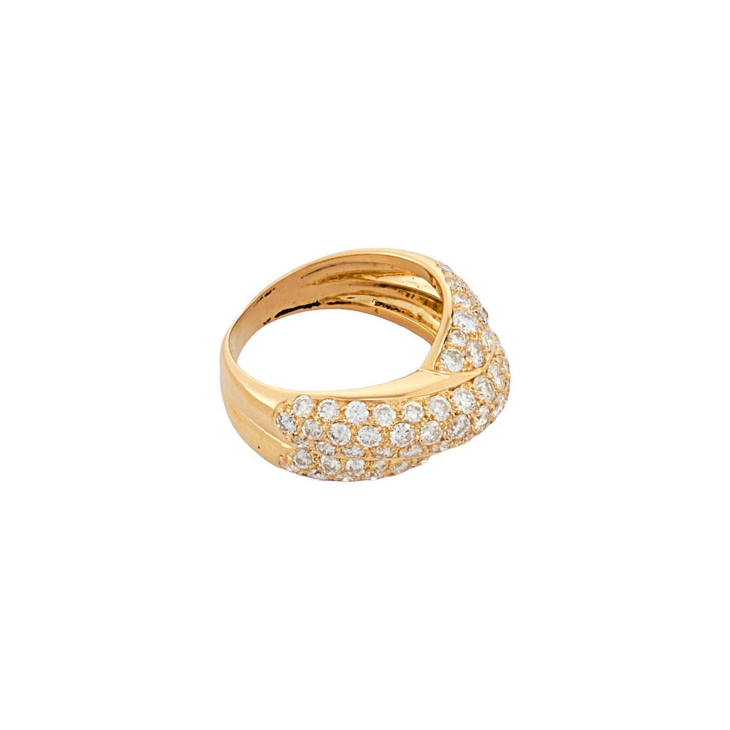 Van Cleef & Arpels Diamond Crossover Ring