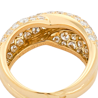 Van Cleef & Arpels Diamond Crossover Ring