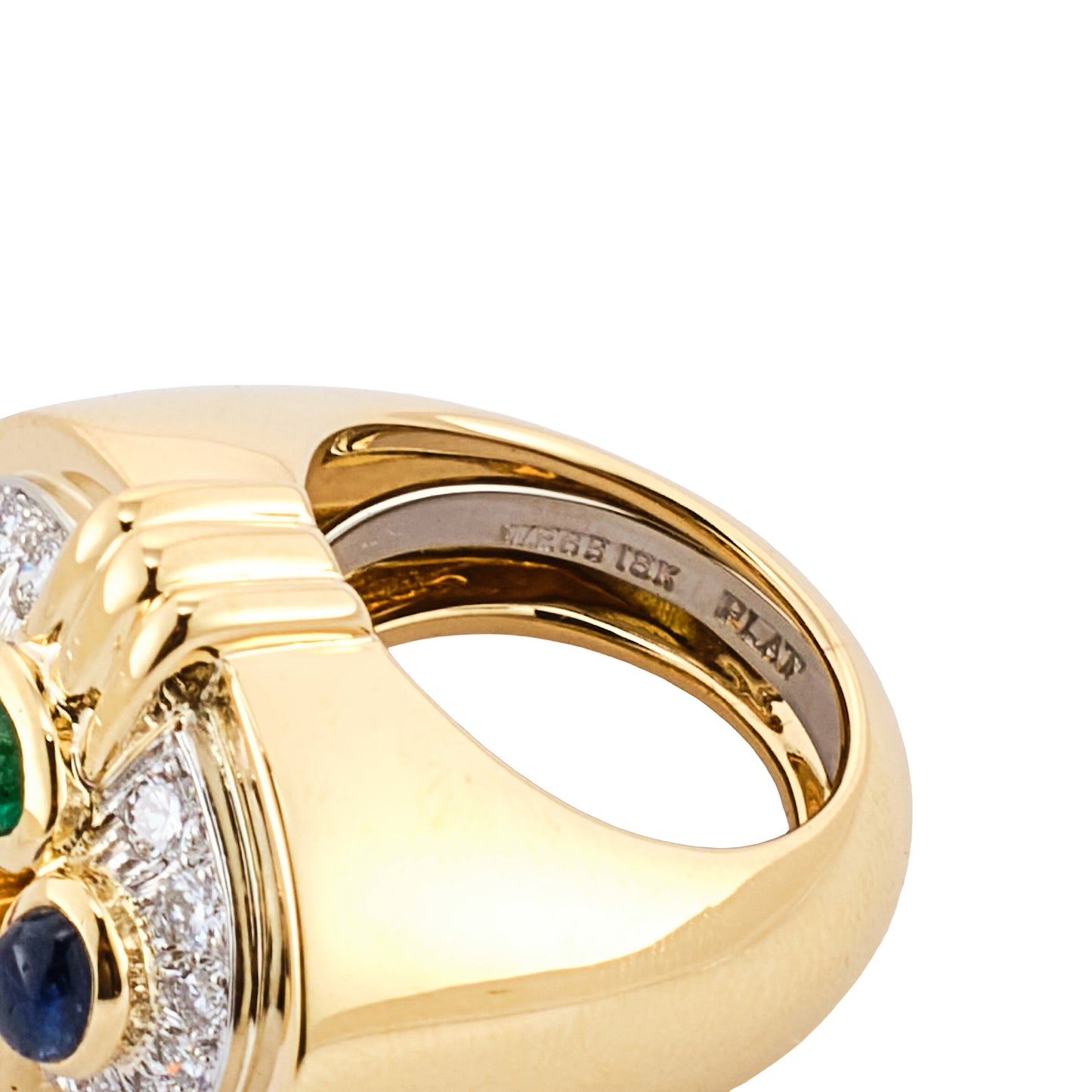 David Webb Multi Colour Gemstone Ring