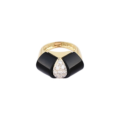 La Triomphe Black Onyx Ring