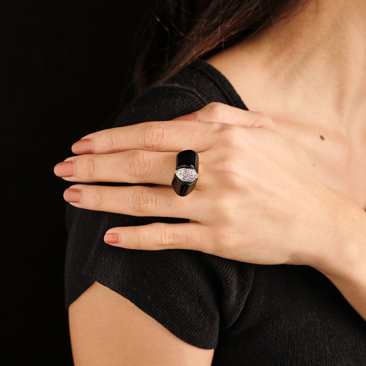La Triomphe Black Onyx Ring