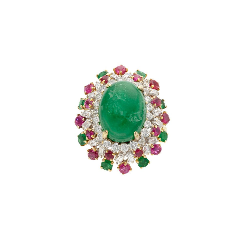 Vintage Multigem Ring