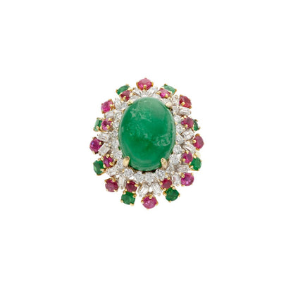 Vintage Multigem Ring