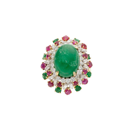 Vintage Multigem Ring