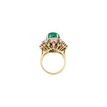 Vintage Multigem Ring