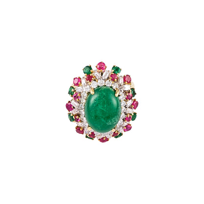 Vintage Multigem Ring