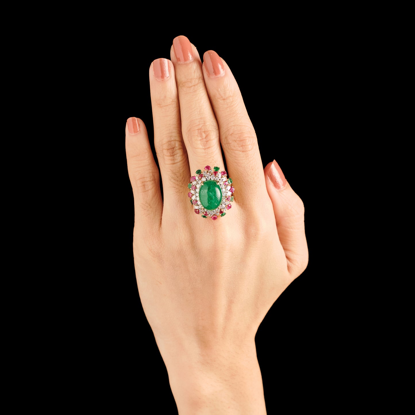 Vintage Multigem Ring