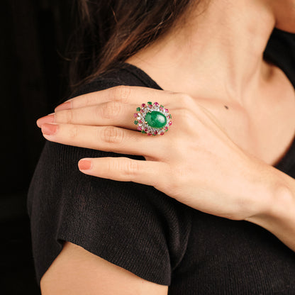 Vintage Multigem Ring