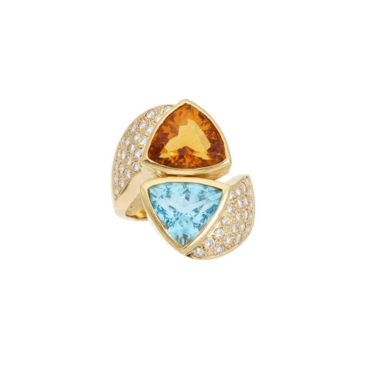 Vintage Toi et Moi Ring