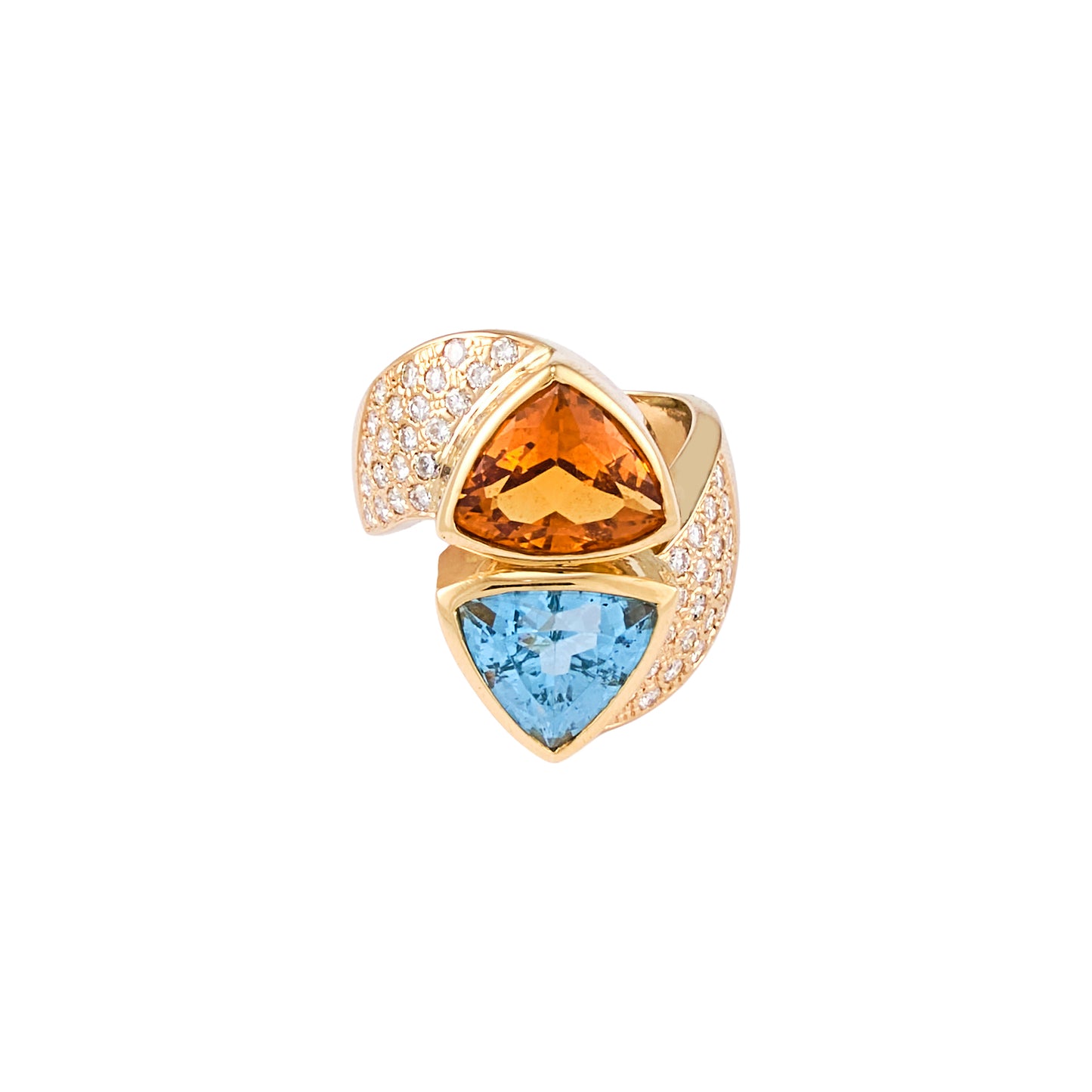 Vintage Toi et Moi Ring