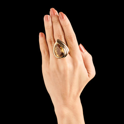 Vintage Citrine Ring