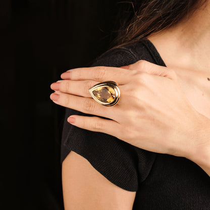 Vintage Citrine Ring