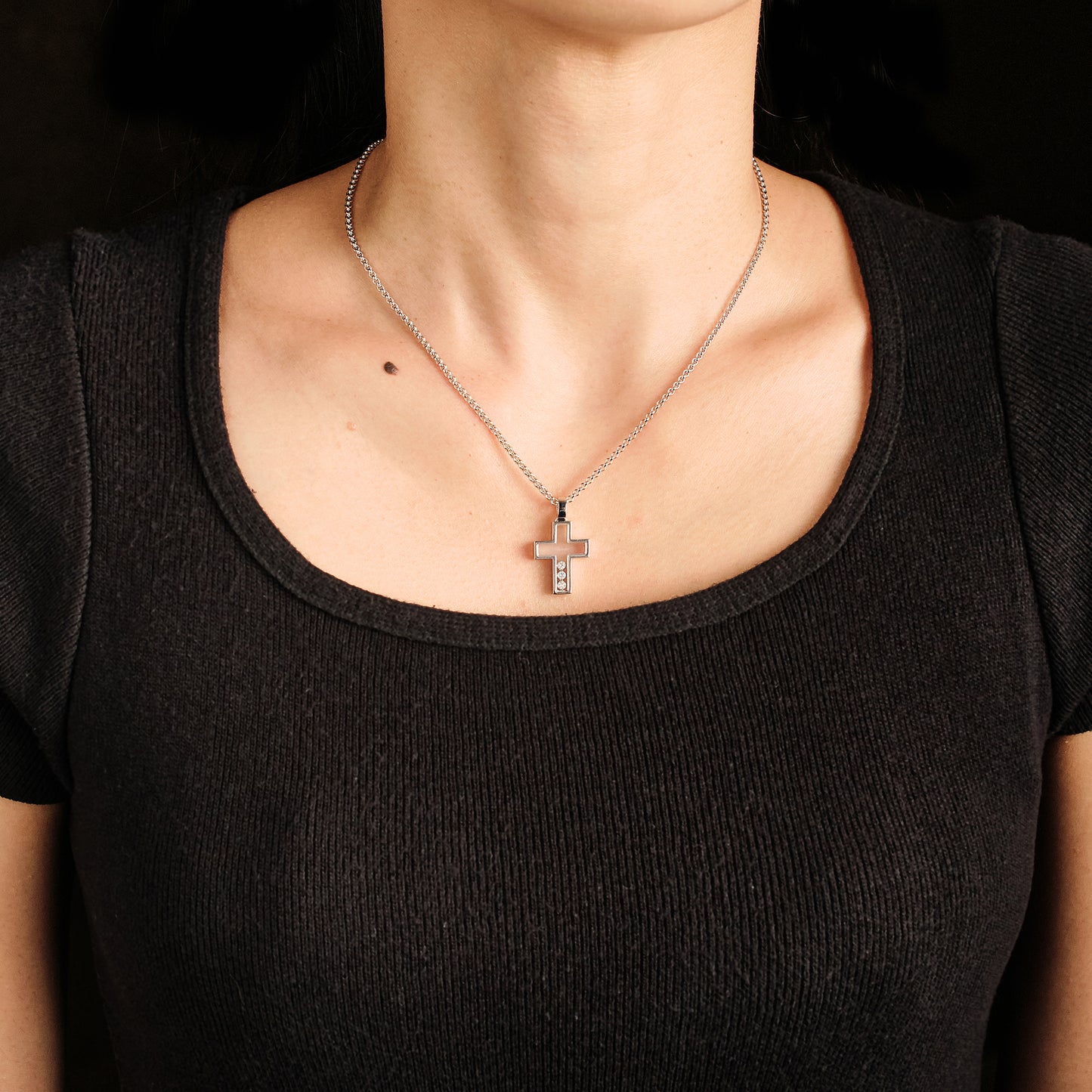 Chopard "Happy Diamonds" Cross Pendant