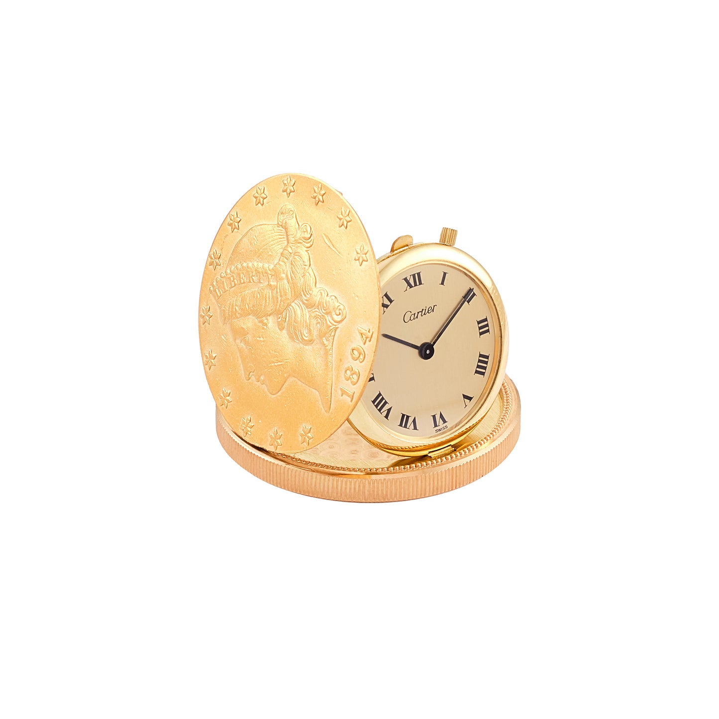 Cartier Gold Coin Surprise Watch