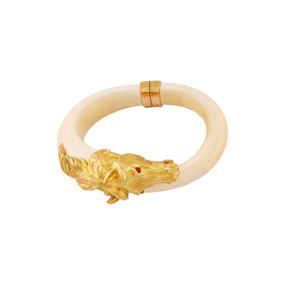 Gay Frères Bypass Ivory Bangle