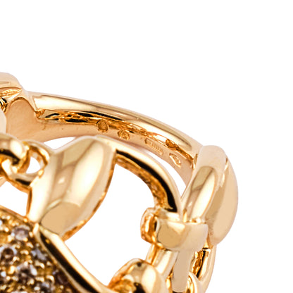 Gucci 'Horsebit' Diamond Ring