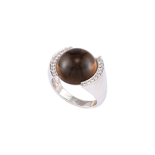 Cartier Smokey Quartz Ring