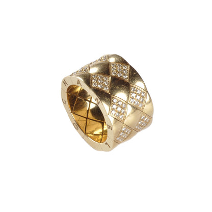 Chanel Large ‘Matelassé’ Ring