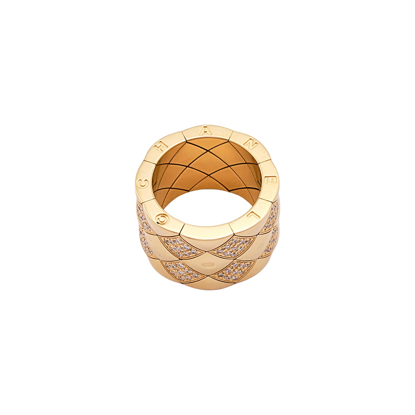 Chanel Large ‘Matelassé’ Ring
