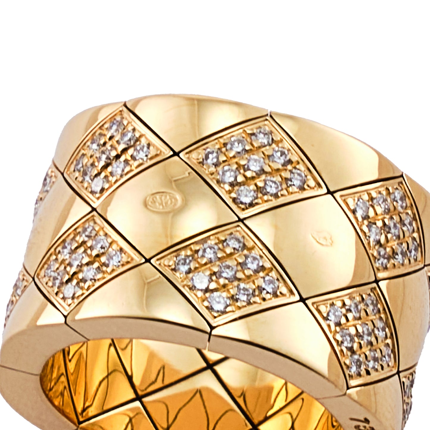 Chanel Large ‘Matelassé’ Ring