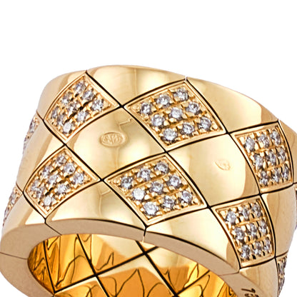 Chanel Large ‘Matelassé’ Ring