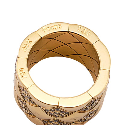 Chanel Large ‘Matelassé’ Ring