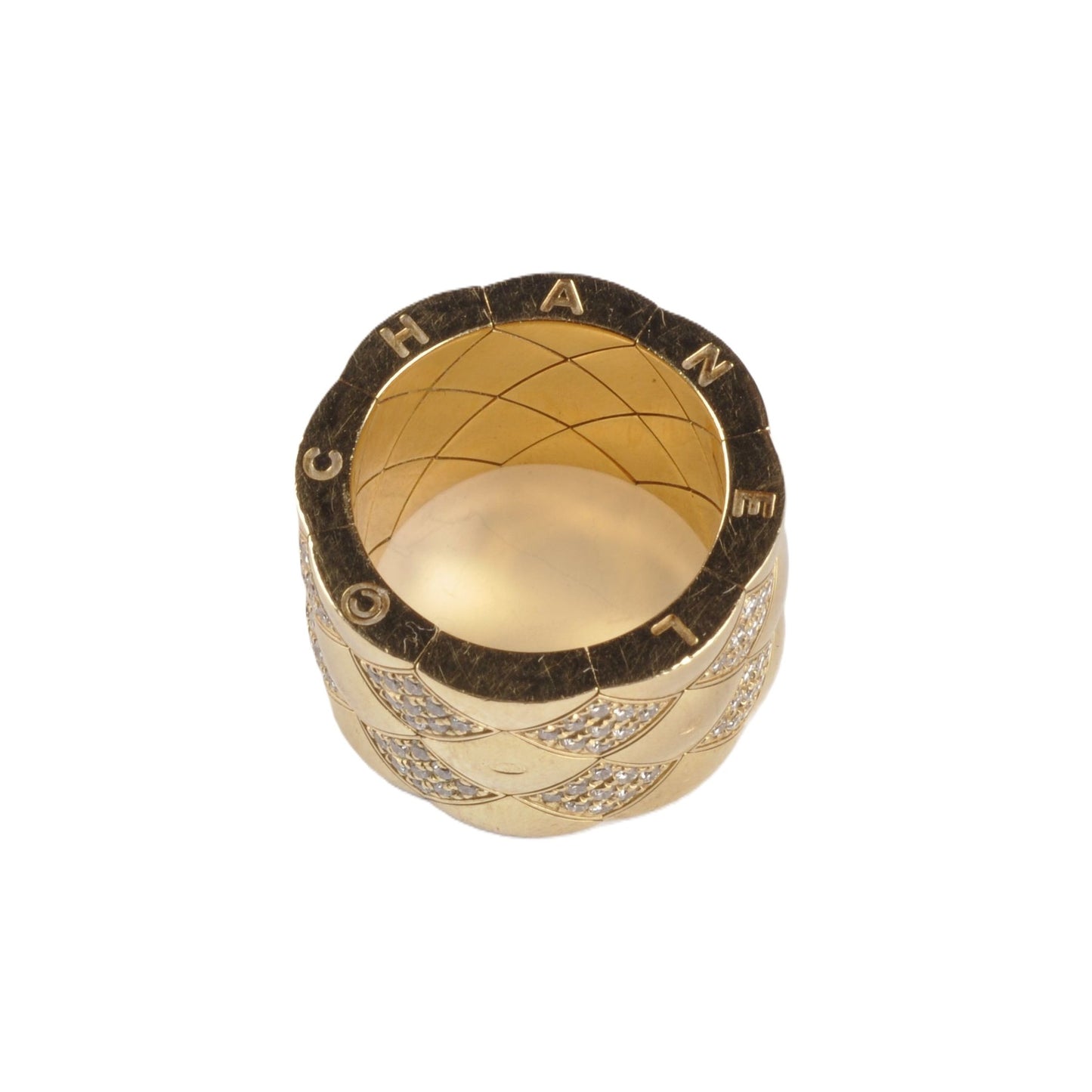 Chanel Large ‘Matelassé’ Ring