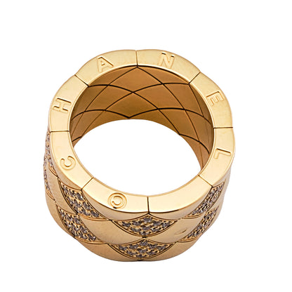 Chanel Large ‘Matelassé’ Ring