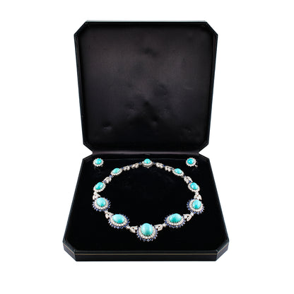 Vintage Turquoise Demi Parure