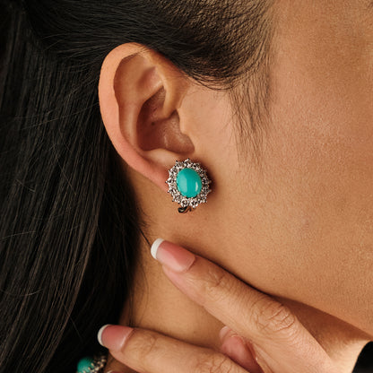 Vintage Turquoise Demi Parure